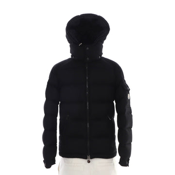 Moncler Men's Montgenevre Short Puffer Coat Quilted Polyamide and Wool with Down