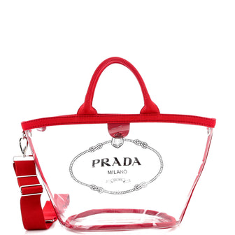 Prada Logo Tote PVC