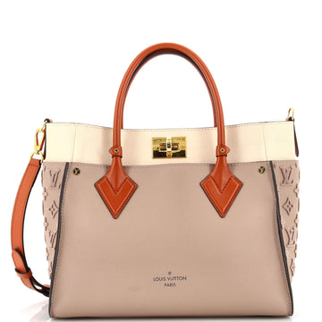 Louis Vuitton On My Side Tote Monogram Tuffetage Leather MM
