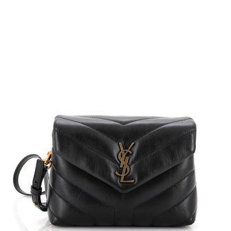 Saint Laurent Loulou Shoulder Bag Matelasse Chevron Leather Toy