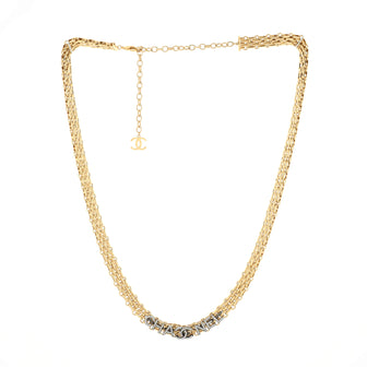 Chanel CC Logo Reissue Chain Belt Metal with Crystal