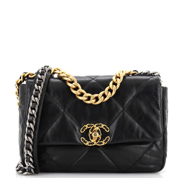 Chanel 19 Flap Bag Quilted Leather Medium