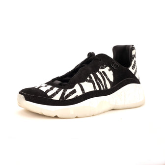 Chanel Women's Coco Neige CC Sneakers Suede and Quilted Printed Canvas