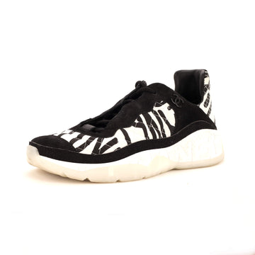 Chanel Women's Coco Neige CC Sneakers Suede and Quilted Printed Canvas