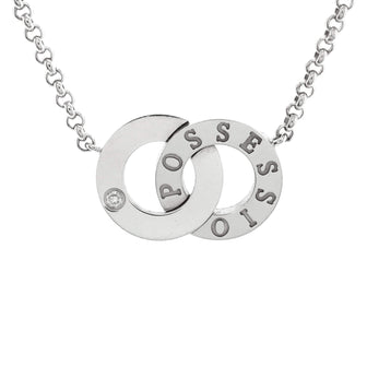 Piaget Possession Toi & Moi Pendant Necklace 18K White Gold