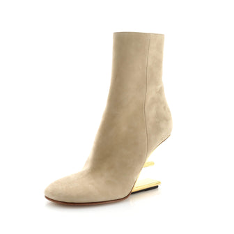 Fendi Women's First Ankle Booties Suede