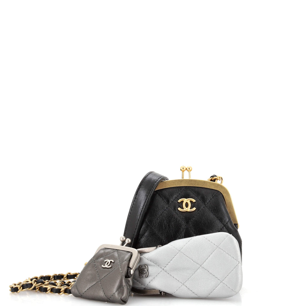 Chanel Multi Clutch with Chain Quilted Leather 269219