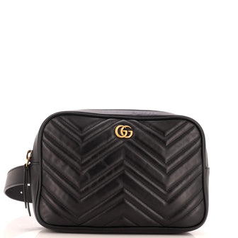 Gucci GG Marmont Square Belt Bag Matelasse Leather