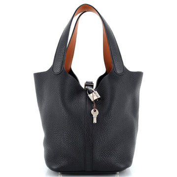 Hermes Eclat Picotin Lock Bag Clemence MM