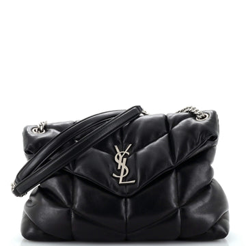 Saint Laurent Loulou Puffer Shoulder Bag Quilted Leather Medium