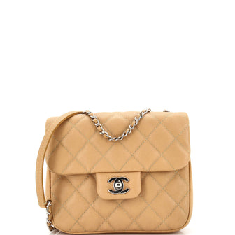 Chanel Urban Companion Flap Bag Quilted Caviar Small