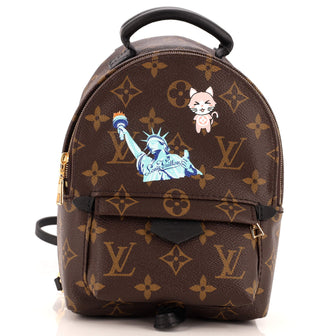 Louis Vuitton Palm Springs Backpack Limited Edition World Tour Monogram Canvas Mini 269419 Louis Vuitton Palm Springs Backpack Limited Edition World Tour Monogram Canvas Mini 269419