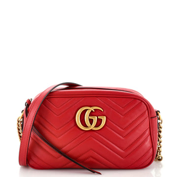 Gucci GG Marmont Shoulder Bag Matelasse Leather Small