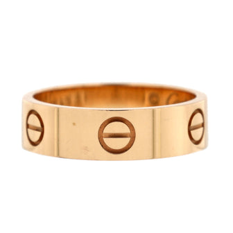 Cartier Love Band Ring 18K Rose Gold