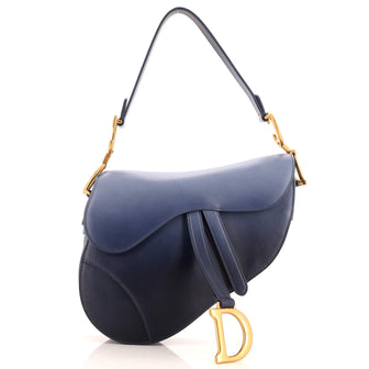 Christian Dior Saddle Handbag Gradient Leather Medium