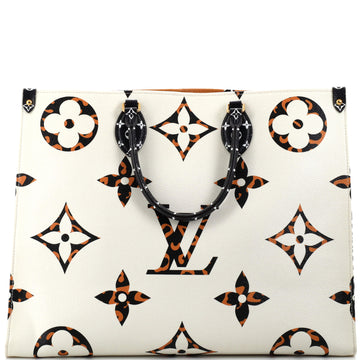 Louis Vuitton OnTheGo Tote Limited Edition Jungle Monogram Giant GM