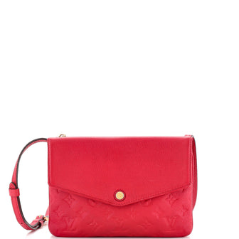 Louis Vuitton Twice Handbag Monogram Empreinte Leather