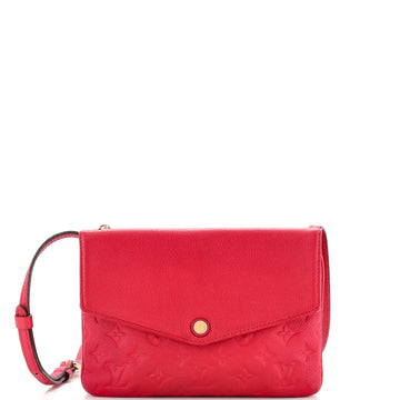 Louis Vuitton Twice Handbag Monogram Empreinte Leather