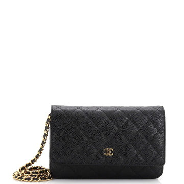 Chanel Wallet on Chain Quilted Caviar