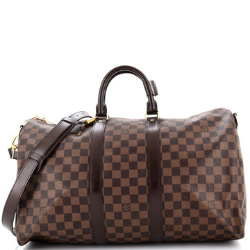 Louis Vuitton Keepall Bandouliere Bag Damier 45