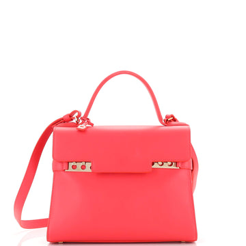 Delvaux Tempete Top Handle Bag Leather MM