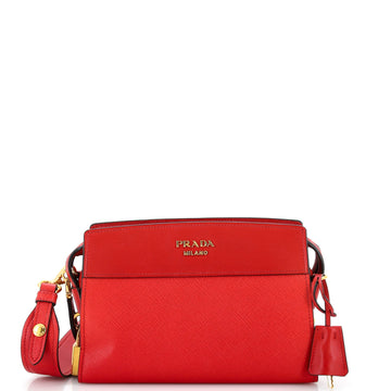 Prada Esplanade Crossbody Bag Saffiano with City Calf Small