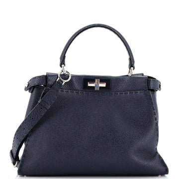 Fendi Selleria Peekaboo Bag Rigid Leather Regular