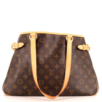 Louis Vuitton Batignolles Handbag Monogram Canvas Horizontal