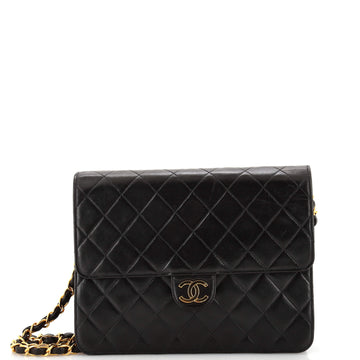Chanel Vintage Clutch with Chain Quilted Leather Small
