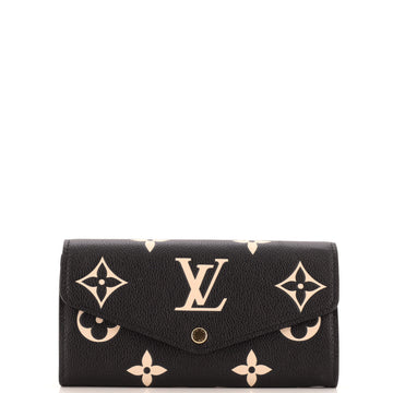 Louis Vuitton Sarah Wallet NM Bicolor Monogram Empreinte Giant