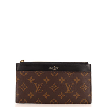 Louis Vuitton Slim Purse Monogram Canvas