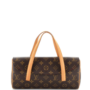 Louis Vuitton Sonatine Handbag Monogram Canvas