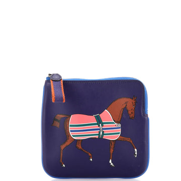 Hermes Carre Pocket Pouch Printed Swift