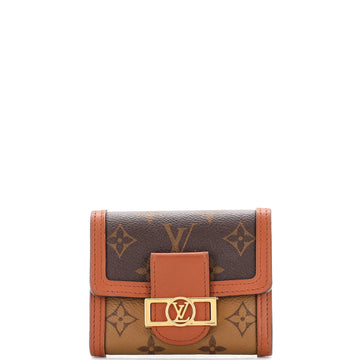 Louis Vuitton Dauphine Wallet Reverse Monogram Canvas Compact