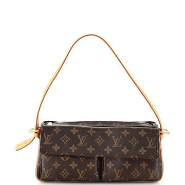 Louis Vuitton Viva Cite Handbag Monogram Canvas MM