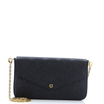 Louis Vuitton Felicie Pochette Monogram Empreinte Leather