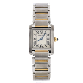 Cartier Tank Francaise Quartz Watch Stainless Steel and Yellow Gold 20