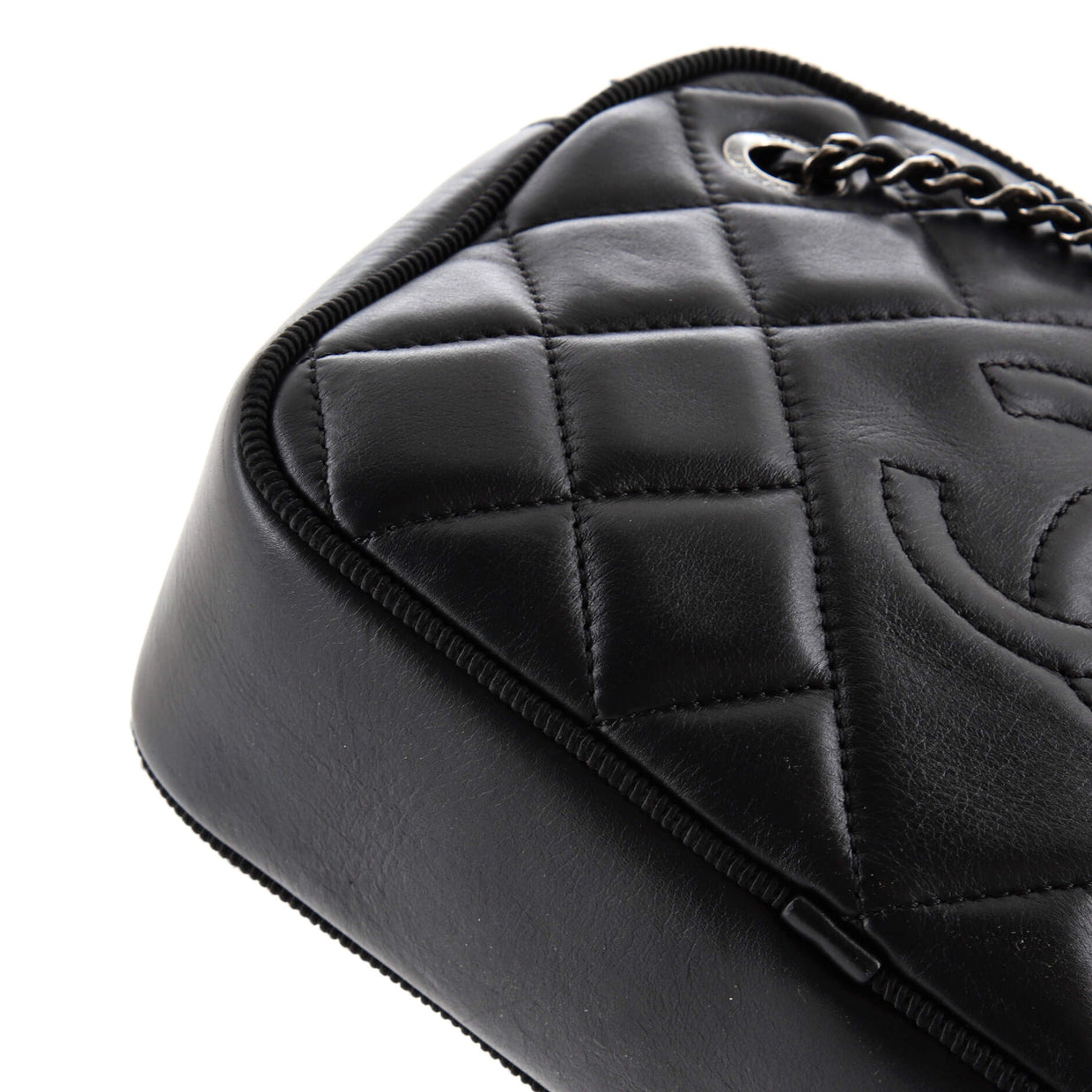 Chanel Ballerine Camera Case Bag Quilted Calfskin Small Black 26964615