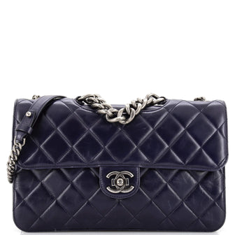 Chanel Perfect Edge Flap Bag Quilted Glazed Calfskin Jumbo