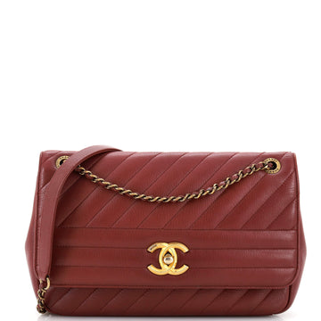 Chanel CC Flap Bag Diagonal Quilted Goatskin Medium