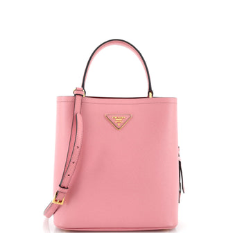 Prada Panier Bucket Bag Saffiano Leather Medium