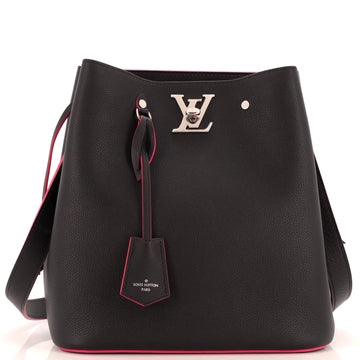 Louis Vuitton Lockme Bucket Bag Leather
