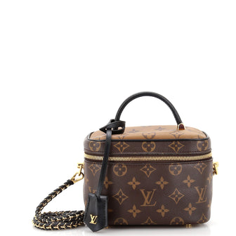 Louis Vuitton Vanity Handbag Reverse Monogram Canvas PM