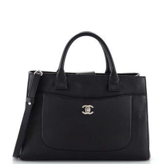 Chanel Neo Executive Tote Grained Calfskin Small