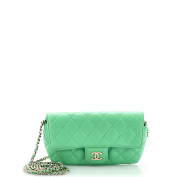 Chanel Classic Sunglasses Case with Chain Quilted Caviar