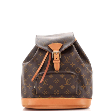 Louis Vuitton Vintage Montsouris Backpack Monogram Canvas MM