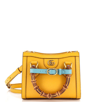 Gucci Diana NM Bamboo Handle Tote Leather Mini