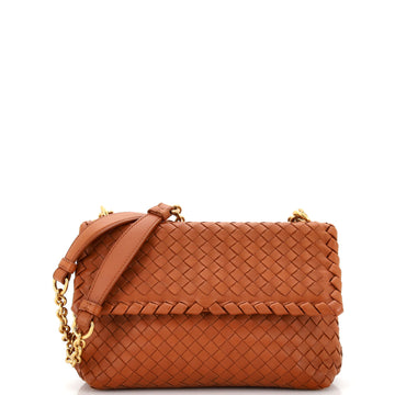 Bottega Veneta Olimpia Crossbody Bag Intrecciato Nappa Small