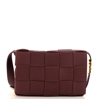 Bottega Veneta Cassette Crossbody Bag Maxi Intrecciato Grained Leather