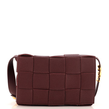 Bottega Veneta Cassette Crossbody Bag Maxi Intrecciato Grained Leather